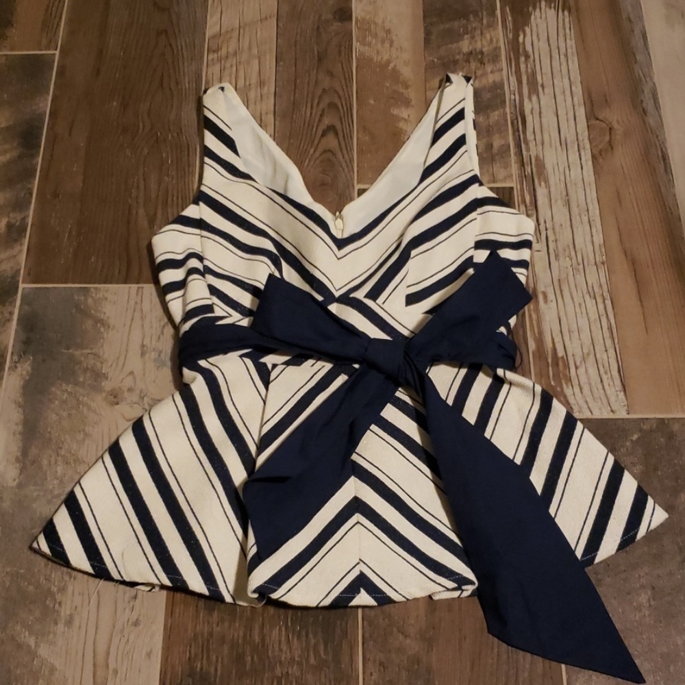 NWT Anthropologie Maeve Peplum Blouse Size 0